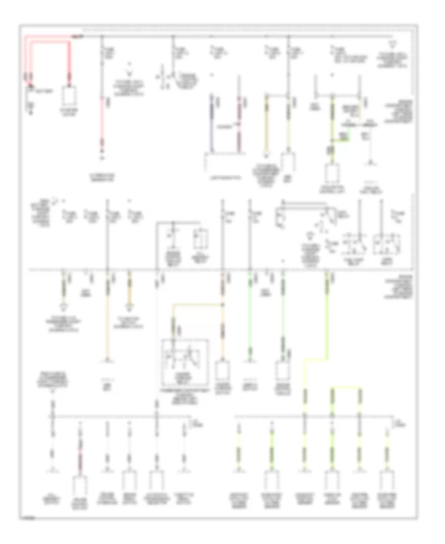 Power Distribution Wiring Diagram 1 of 5 for Land Rover Freelander S 2003