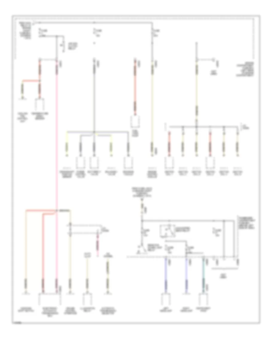 Power Distribution Wiring Diagram 2 of 5 for Land Rover Freelander S 2003