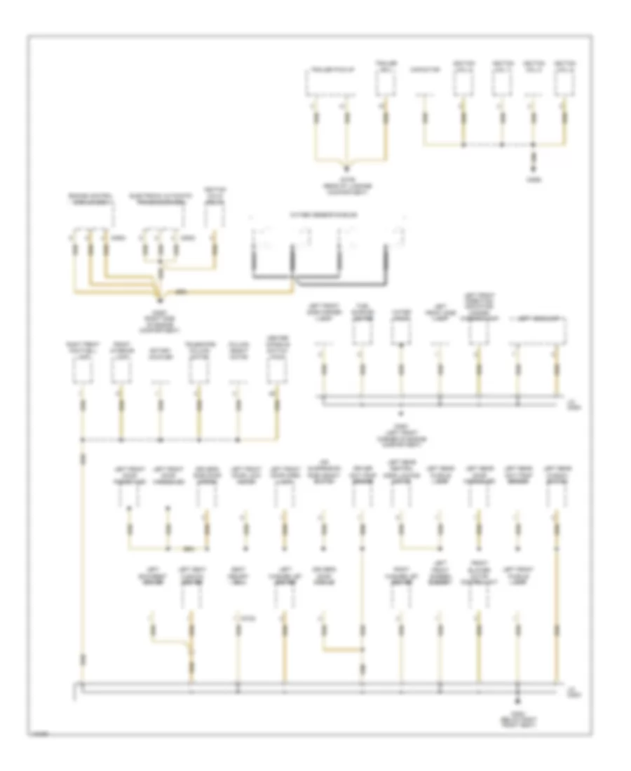Ground Distribution Wiring Diagram (3 of 4) for Land Rover Range Rover HSE 2003