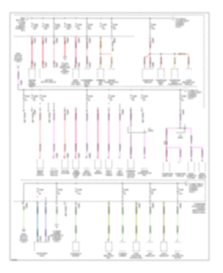 Power Distribution Wiring Diagram 2 of 4 for Land Rover Range Rover HSE 2003