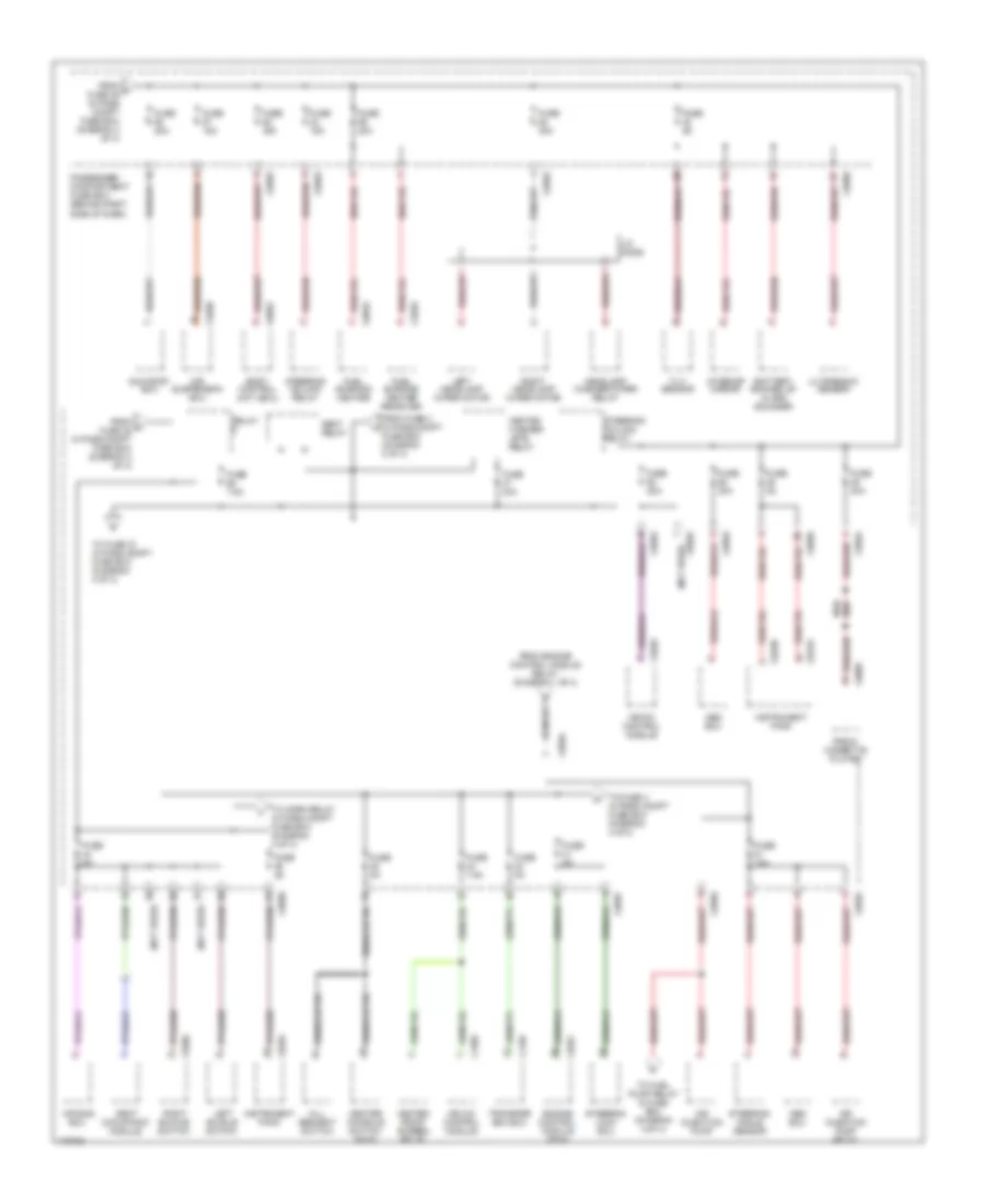 Power Distribution Wiring Diagram (3 of 4) for Land Rover Range Rover HSE 2003