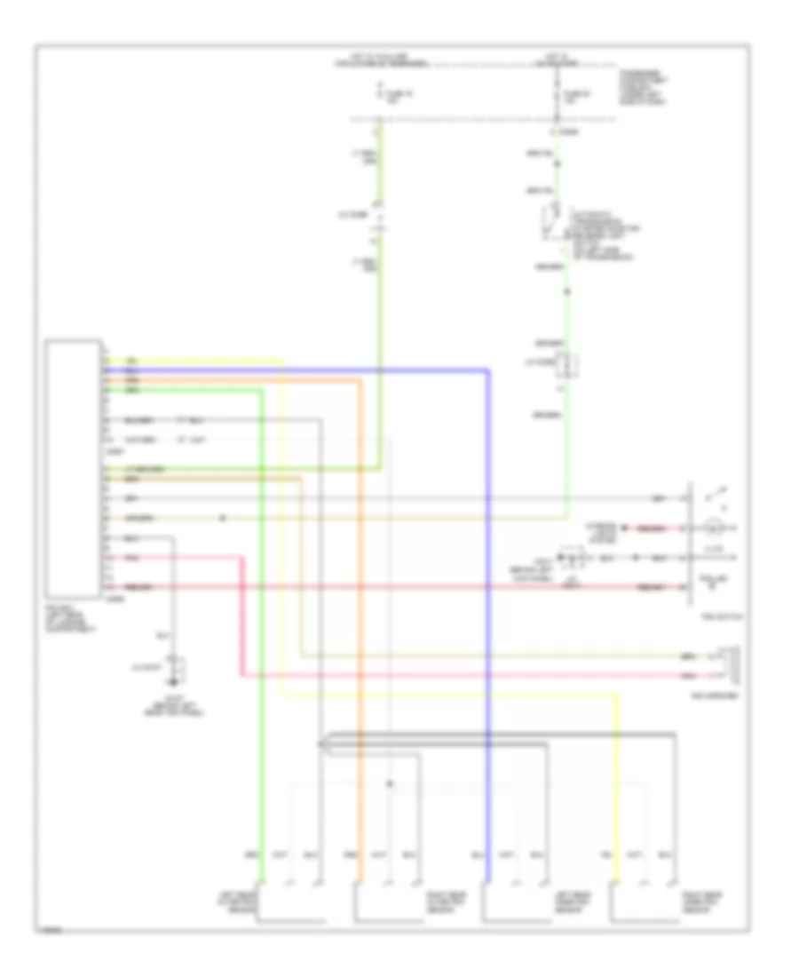 Parking Assistant Wiring Diagram for Land Rover Discovery SE 2004