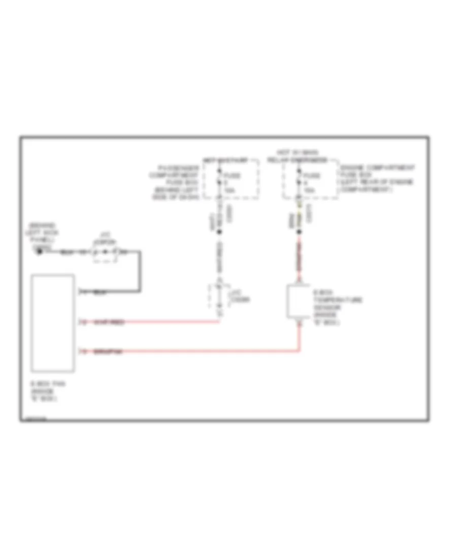 Electrical Box Fan Wiring Diagram for Land Rover Freelander HSE 2004