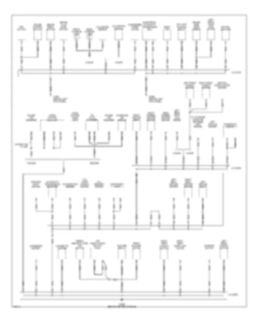 Ground Distribution Wiring Diagram (2 of 3) for Land Rover Freelander HSE 2004
