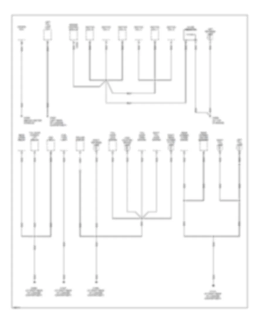 Ground Distribution Wiring Diagram 3 of 3 for Land Rover Freelander HSE 2004