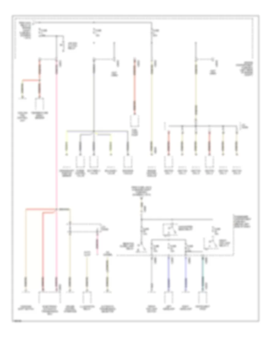 Power Distribution Wiring Diagram 2 of 5 for Land Rover Freelander HSE 2004
