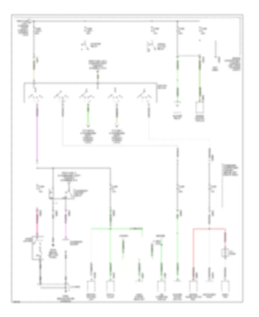Power Distribution Wiring Diagram 3 of 5 for Land Rover Freelander HSE 2004