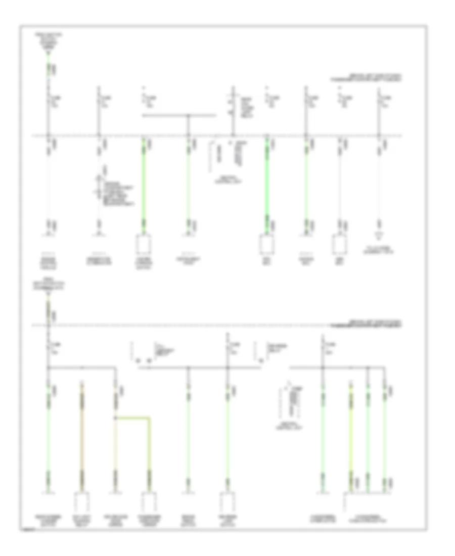 Power Distribution Wiring Diagram 4 of 5 for Land Rover Freelander HSE 2004