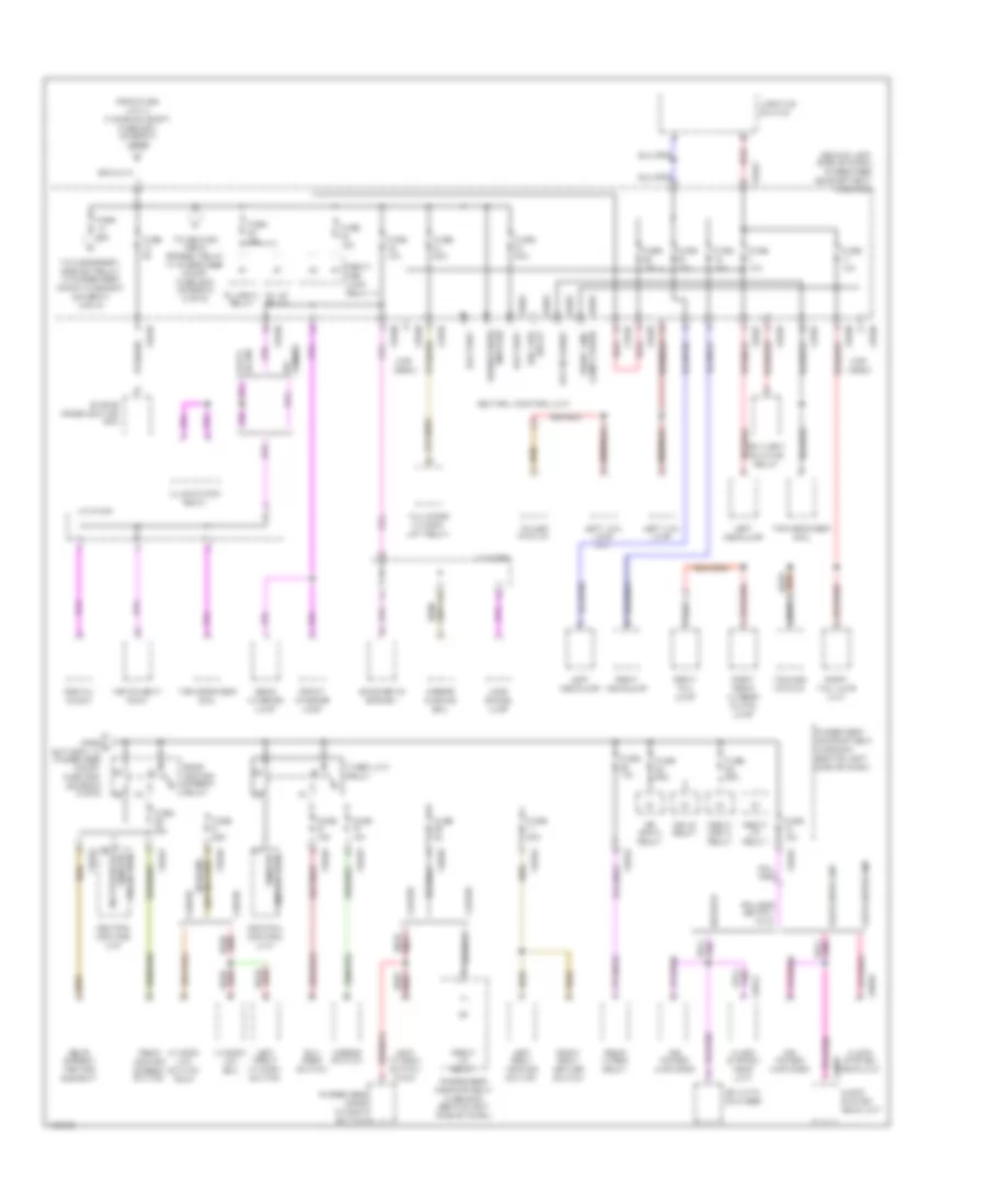 Power Distribution Wiring Diagram 5 of 5 for Land Rover Freelander HSE 2004
