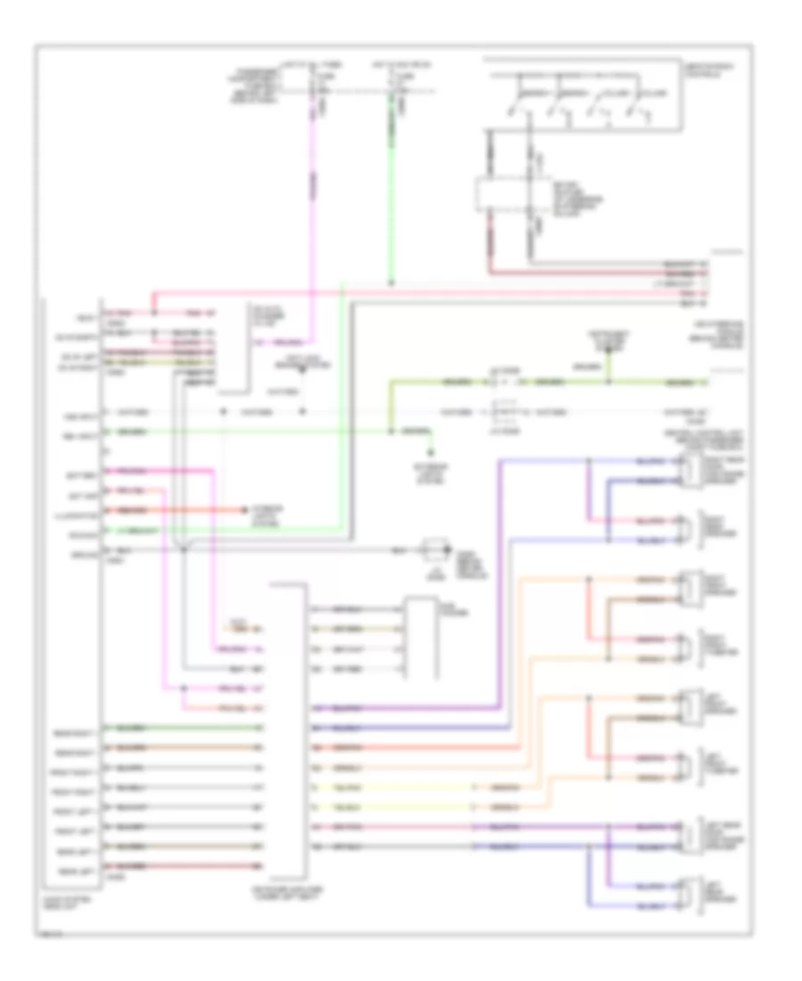 Radio Wiring Diagram with Navigation for Land Rover Freelander HSE 2004