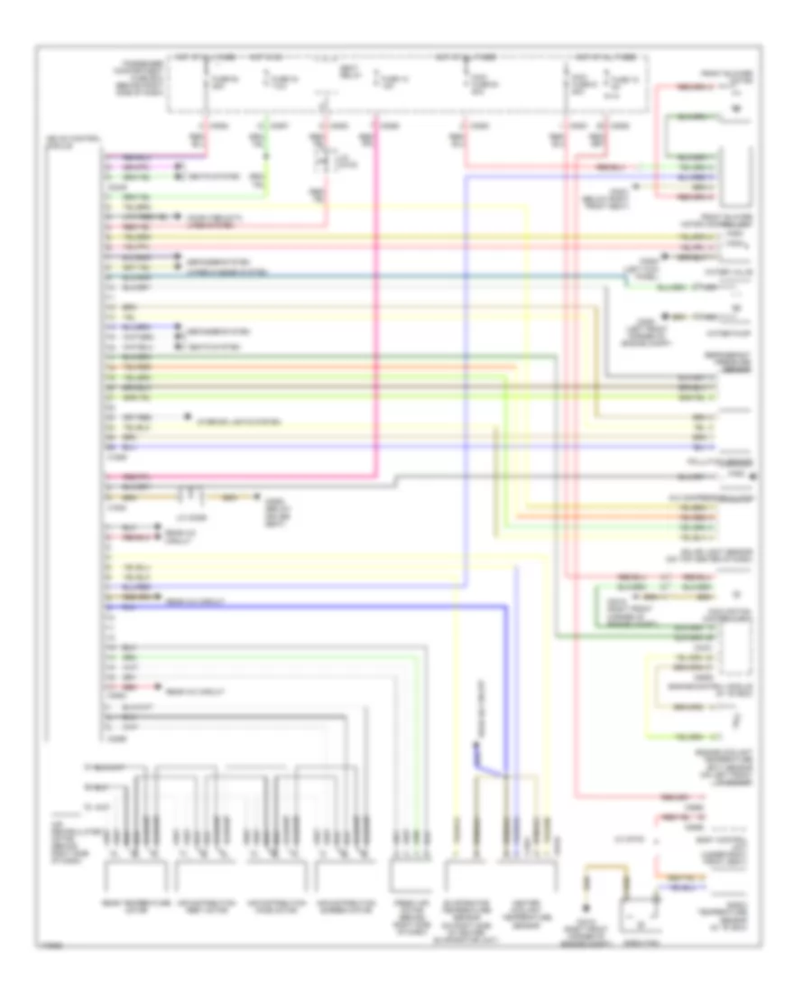 Automatic A C Wiring Diagram High Option Content for Land Rover Range Rover HSE 2004