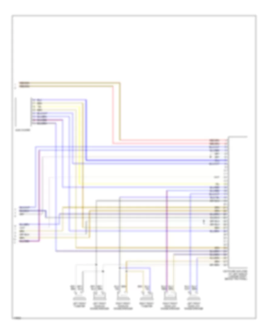 Radio Wiring Diagram, Premium (2 of 2) for Land Rover Range Rover Westminster 2004