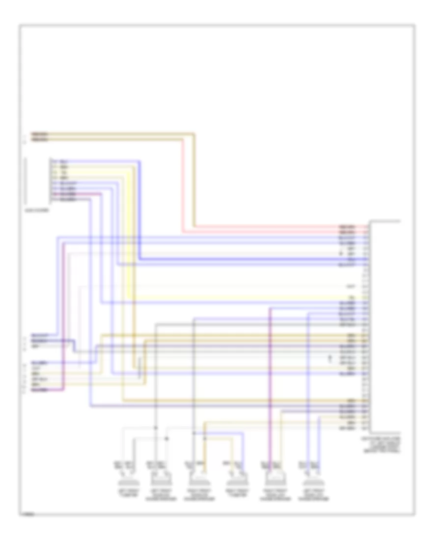 Radio Wiring Diagram Premium 2 of 2 for Land Rover Range Rover Westminster 2004