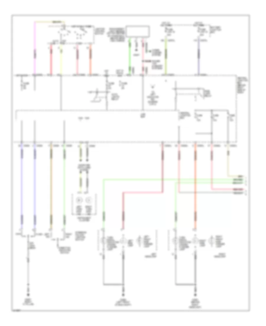 Exterior Lamps  Trailer connector Wiring Diagram (1 of 2) for Land Rover Discovery 3 HSE 2005
