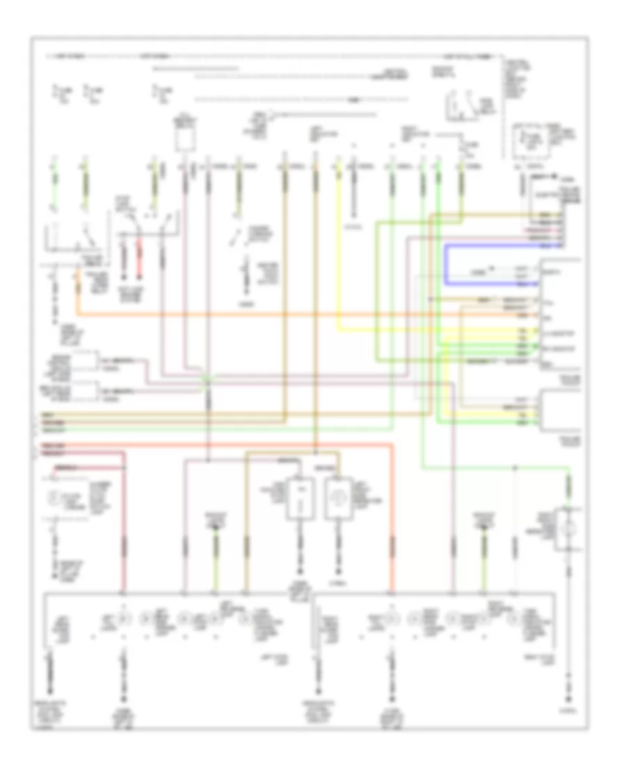 Exterior Lamps  Trailer connector Wiring Diagram (2 of 2) for Land Rover Discovery 3 HSE 2005