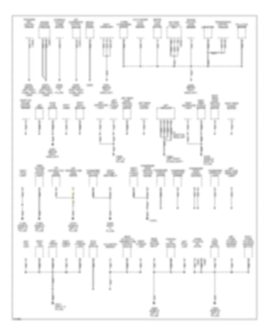 Ground Distribution Wiring Diagram 1 of 3 for Land Rover Discovery 3 HSE 2005