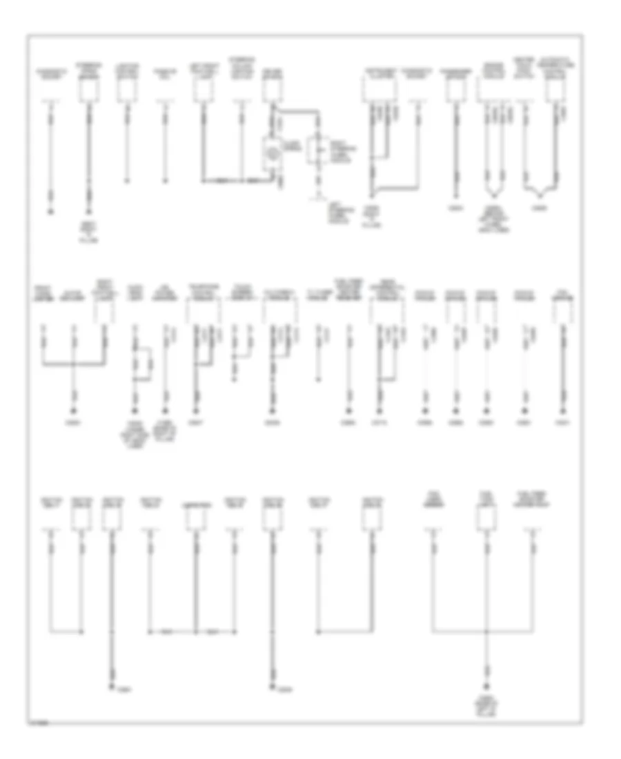 Ground Distribution Wiring Diagram 3 of 3 for Land Rover Discovery 3 HSE 2005