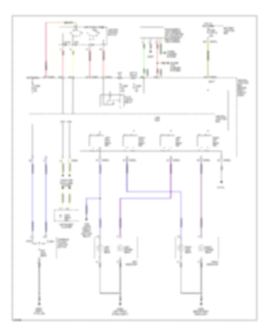 Headlamps Wiring Diagram, without Adaptive Lamp Monitor for Land Rover Discovery 3 HSE 2005