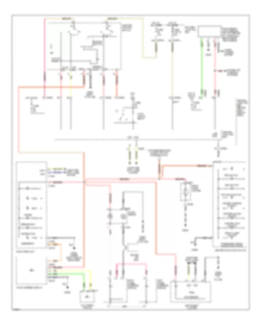 Instrument Illumination Wiring Diagram 1 of 2 for Land Rover Discovery 3 HSE 2005