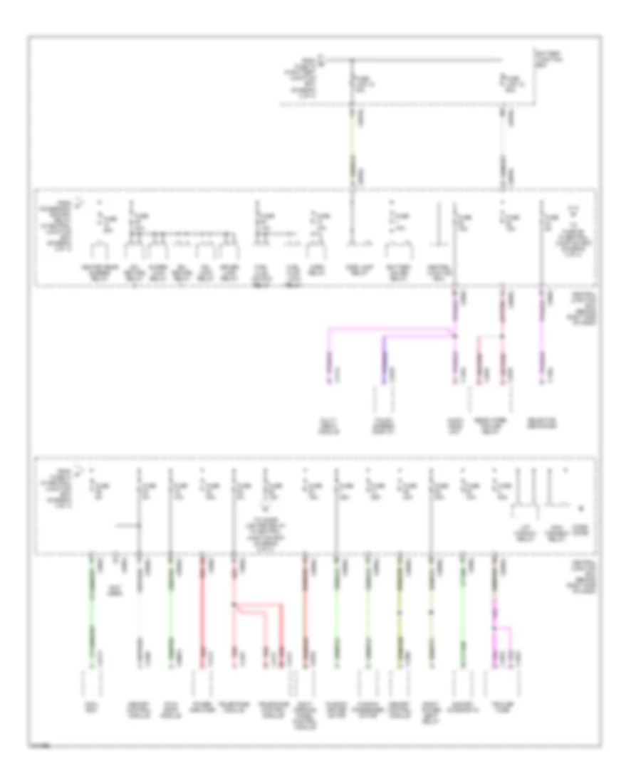 Power Distribution Wiring Diagram (3 of 4) for Land Rover Discovery 3 HSE 2005