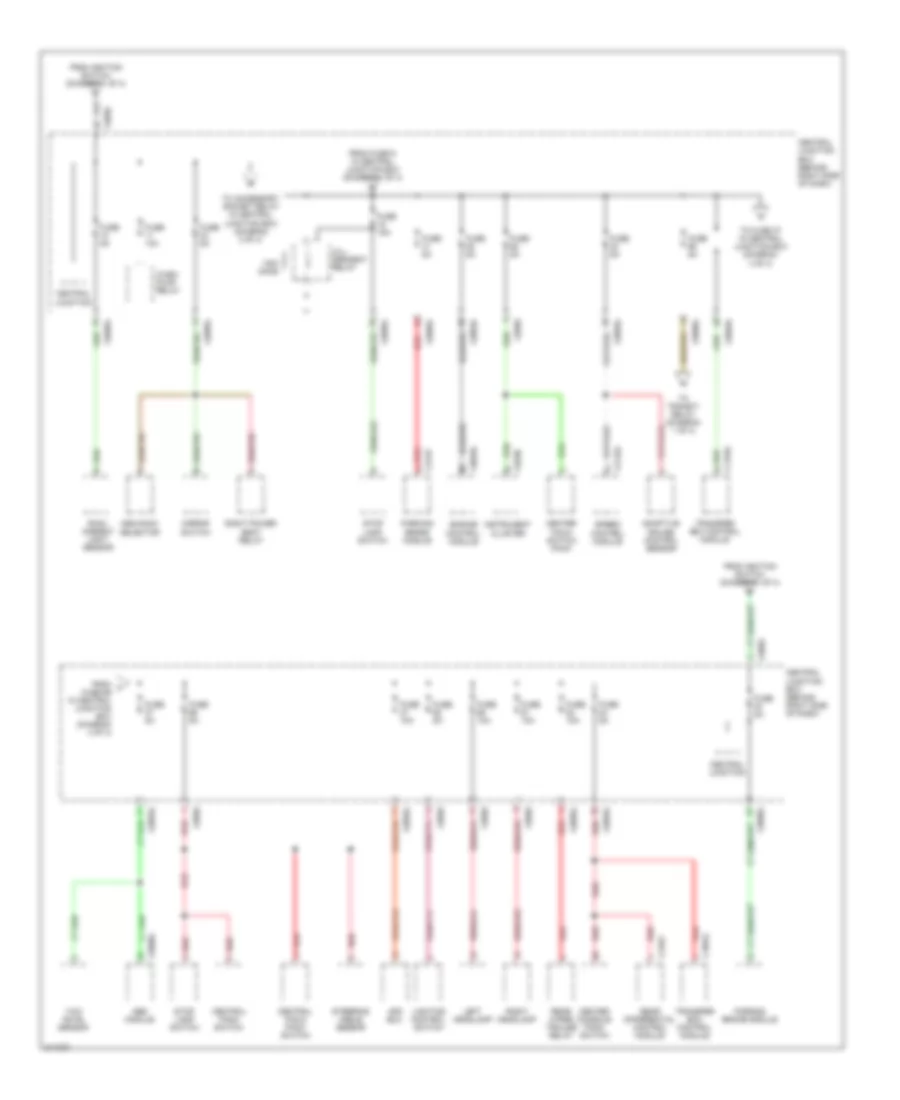 Power Distribution Wiring Diagram (4 of 4) for Land Rover Discovery 3 HSE 2005