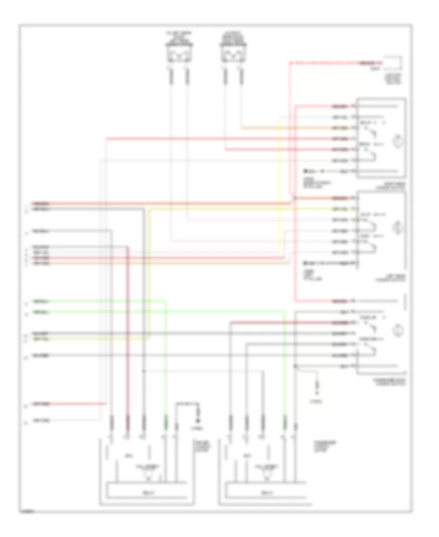 Power Windows Wiring Diagram 2 of 2 for Land Rover Discovery 3 HSE 2005