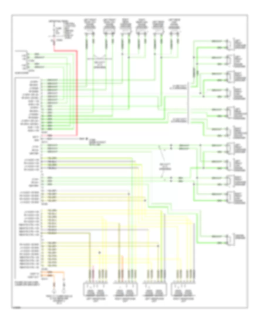 Radio Wiring Diagram, High Line (3 of 3) for Land Rover Discovery 3 HSE 2005
