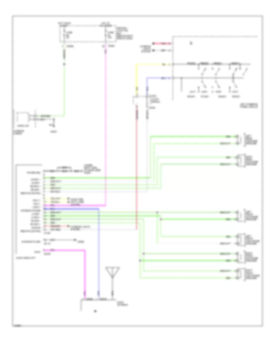 Radio Wiring Diagram, Low Line for Land Rover Discovery 3 HSE 2005