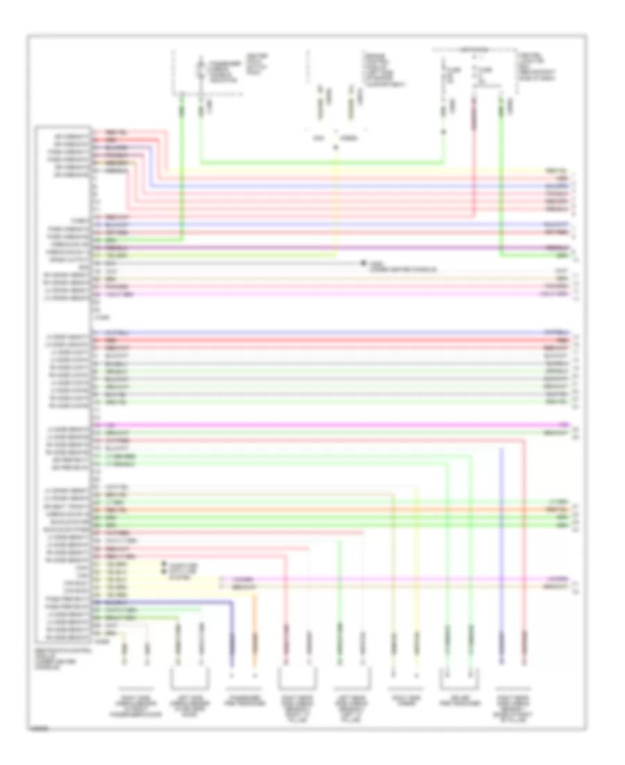 Supplemental Restraints Wiring Diagram 1 of 2 for Land Rover Discovery 3 HSE 2005
