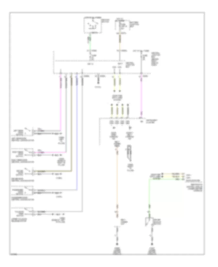 Warning Systems Wiring Diagram for Land Rover Discovery 3 HSE 2005