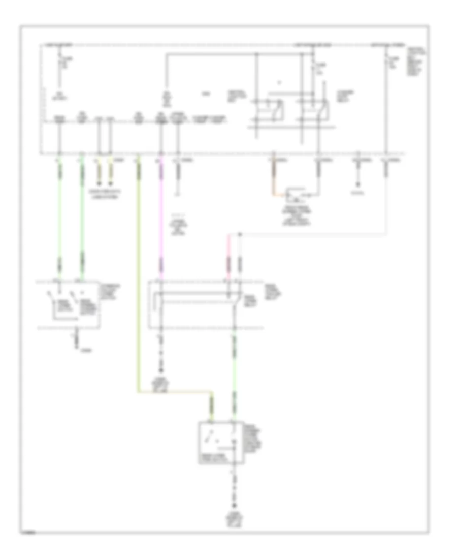 Rear WiperWasher Wiring Diagram for Land Rover Discovery 3 HSE 2005