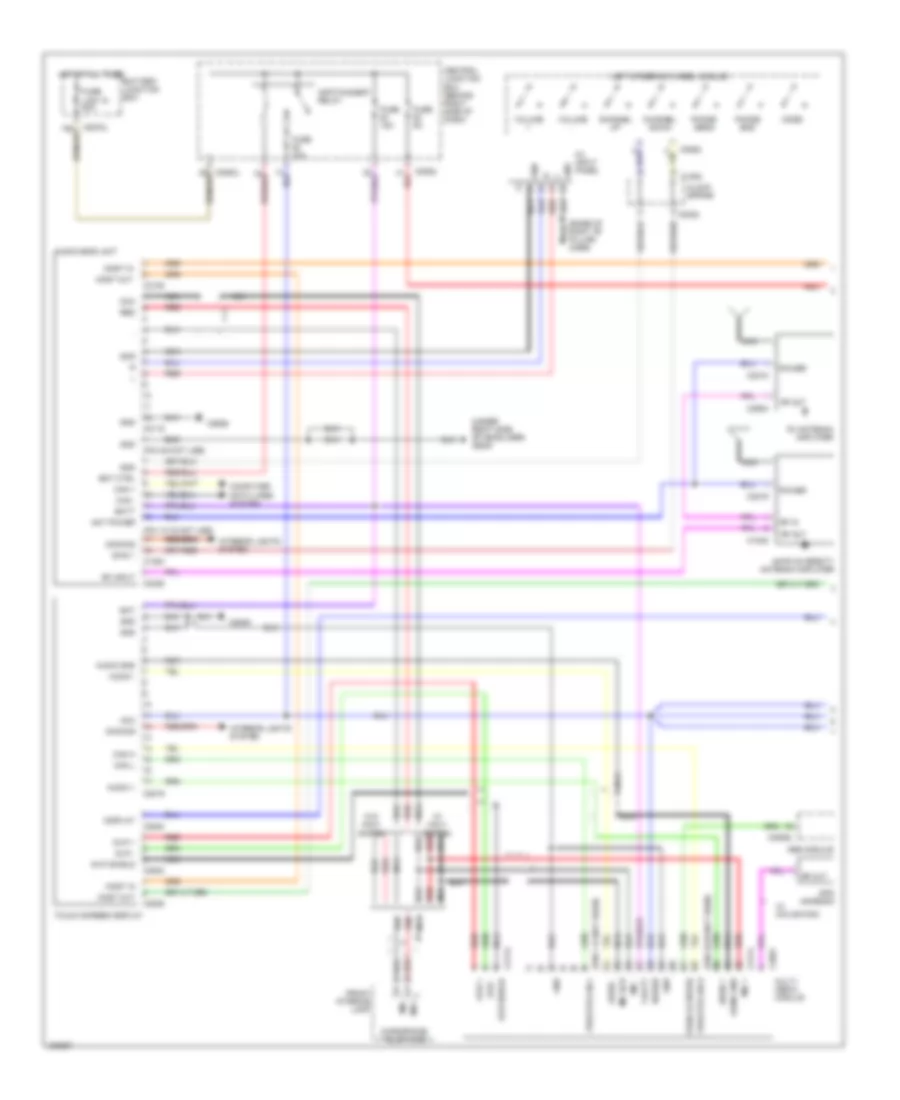 Radio Wiring Diagram High Line 1 of 3 for Land Rover Discovery 3 SE 2005
