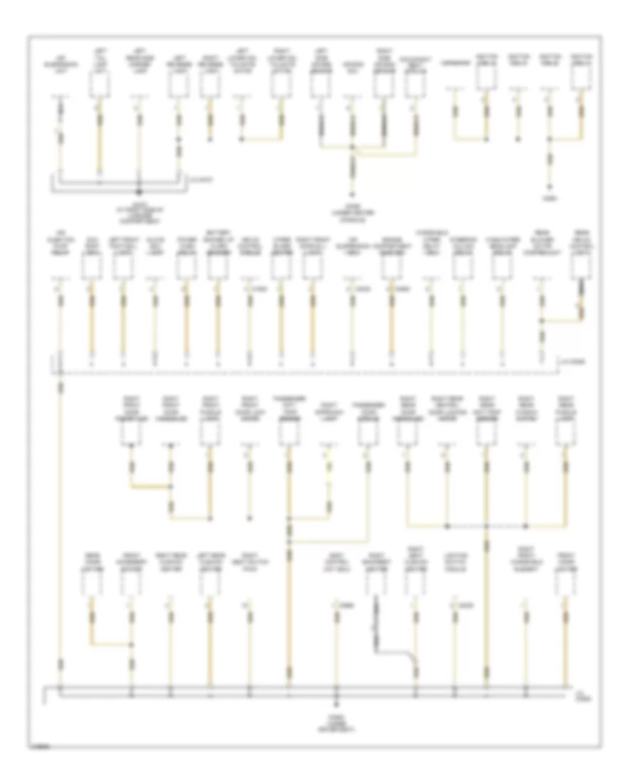 Ground Distribution Wiring Diagram 4 of 4 for Land Rover Range Rover HSE 2005