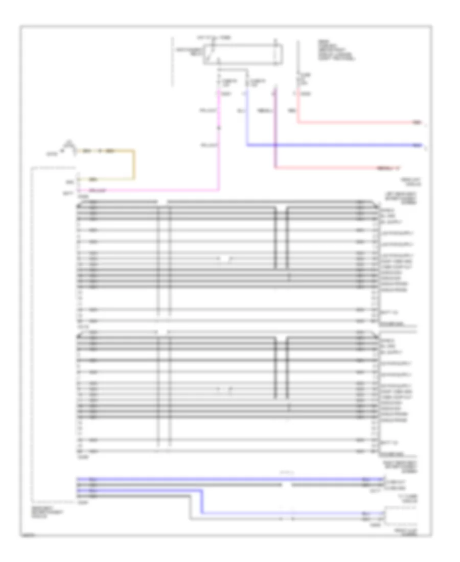 Rear Seat Entertainment Wiring Diagram (1 of 2) for Land Rover Range Rover HSE 2005