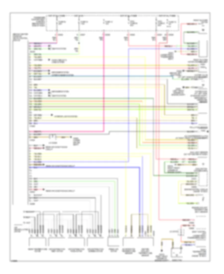 Automatic A C Wiring Diagram High Option Content for Land Rover Range Rover Westminster 2005
