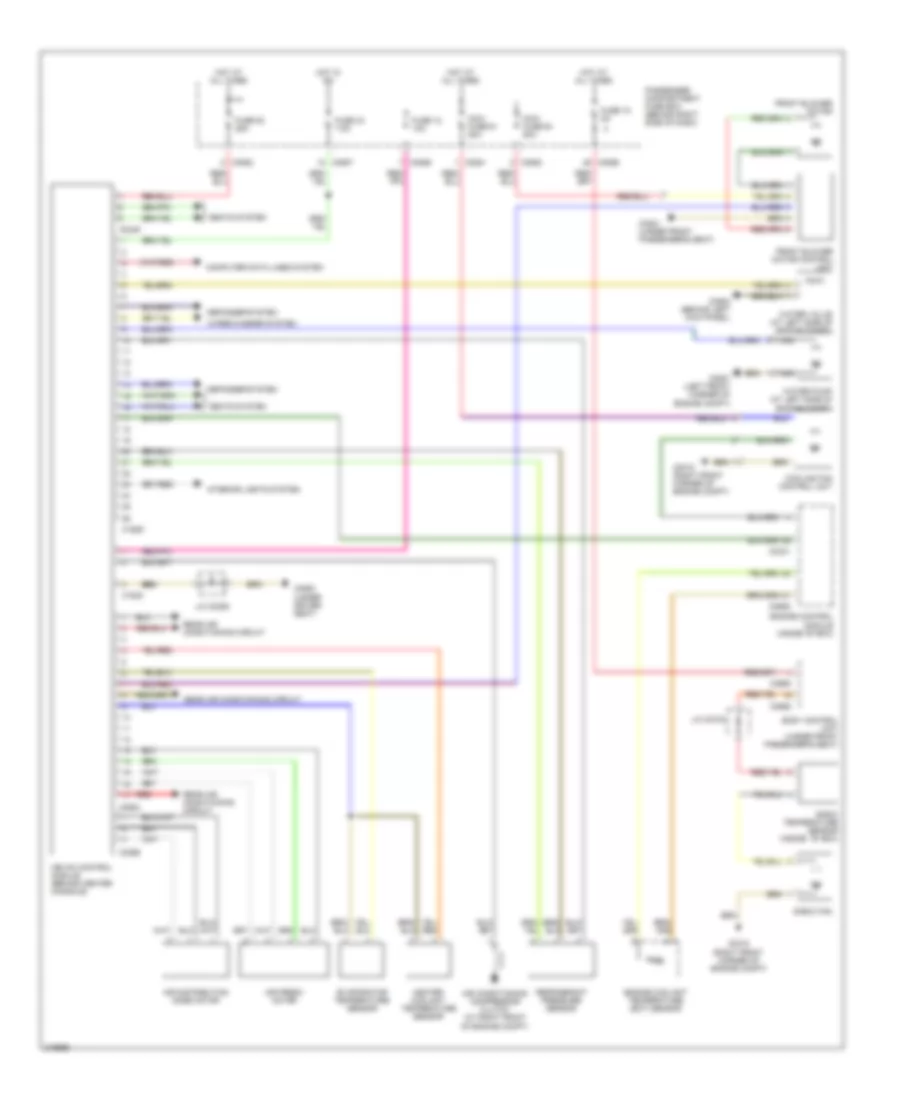 Automatic A C Wiring Diagram Low Option Content for Land Rover Range Rover Westminster 2005