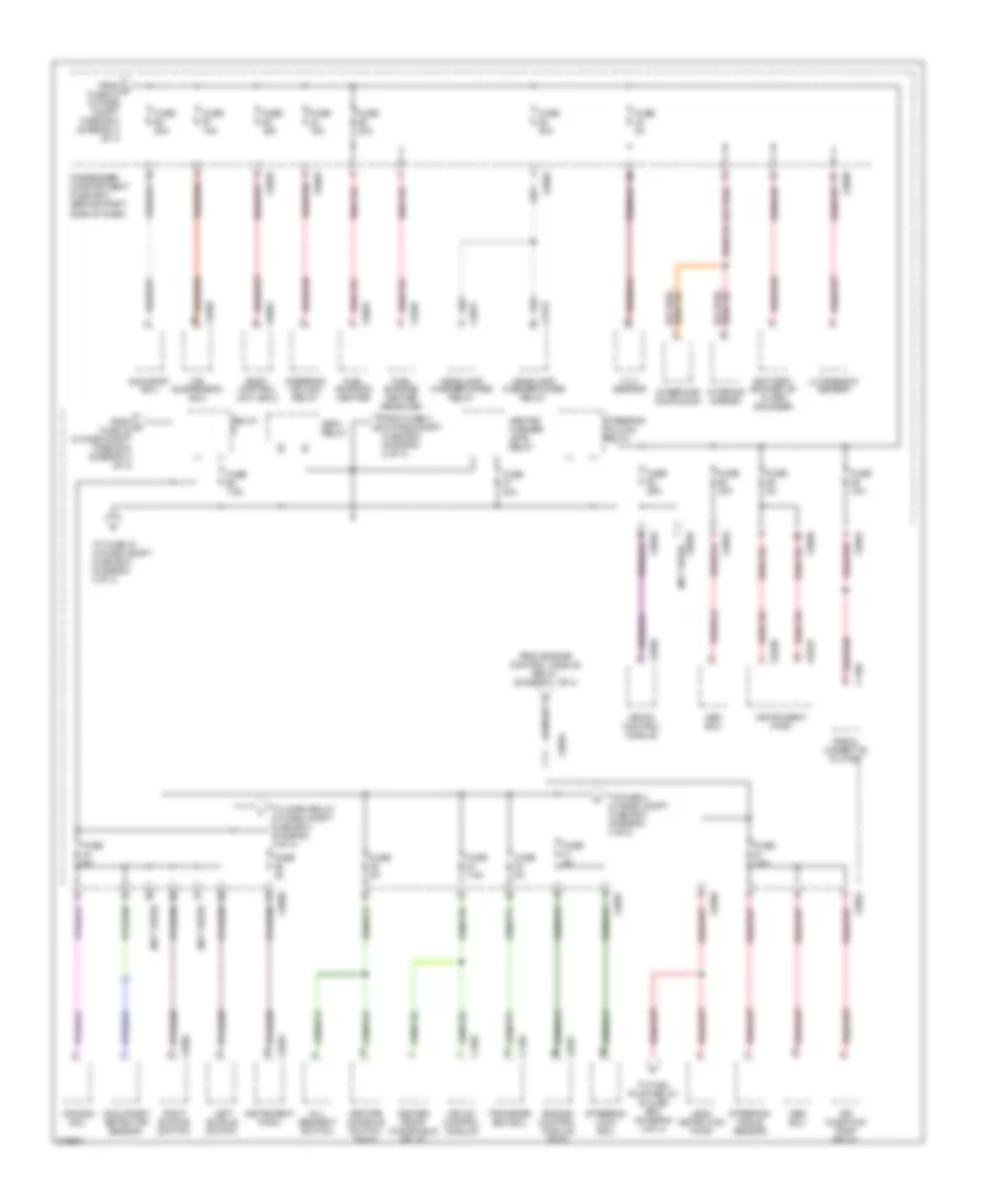 Power Distribution Wiring Diagram 3 of 4 for Land Rover Range Rover Westminster 2005