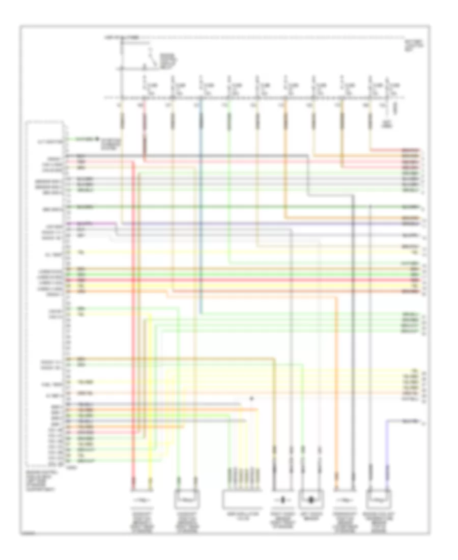 4.4L, Engine Performance Wiring Diagram (1 of 5) for Land Rover Discovery 3 2006