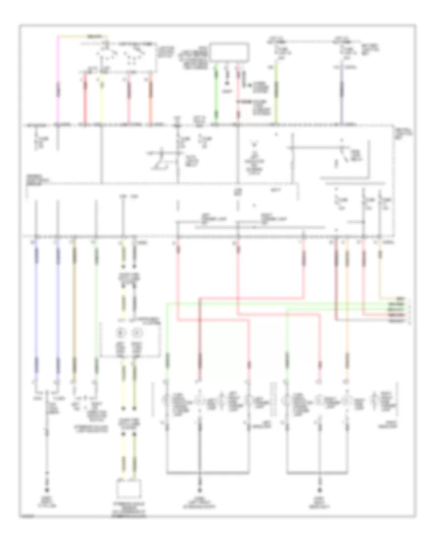 Exterior Lamps  Trailer connector Wiring Diagram 1 of 2 for Land Rover Discovery 3 2006