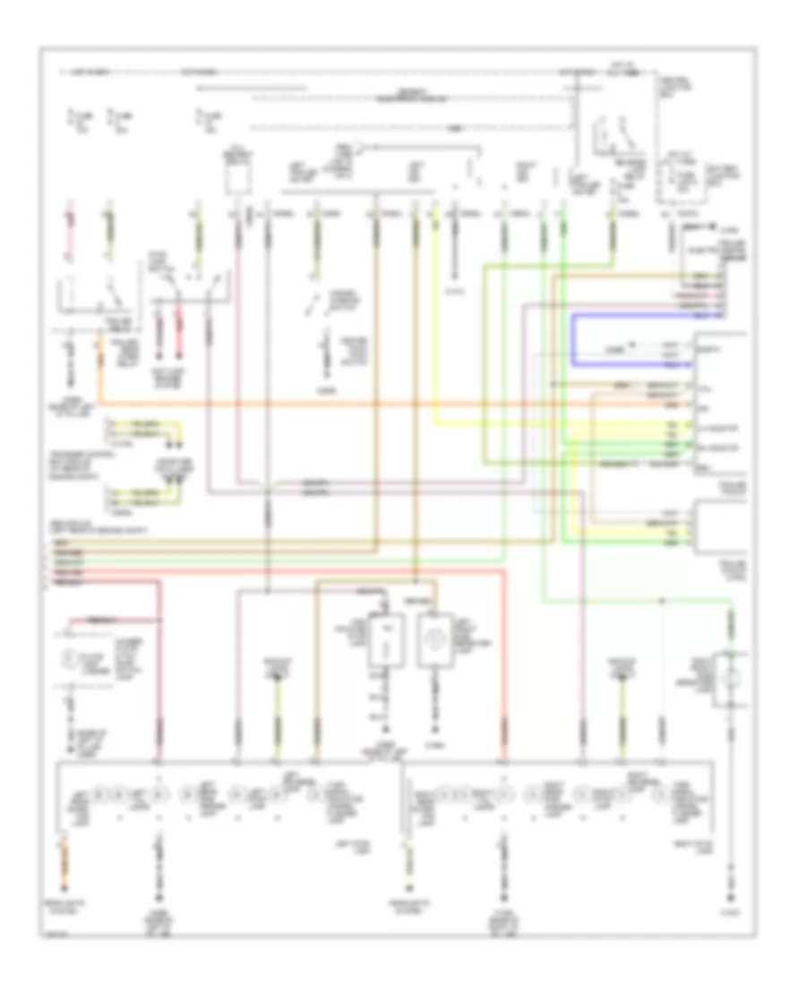 Exterior Lamps  Trailer connector Wiring Diagram (2 of 2) for Land Rover Discovery 3 2006