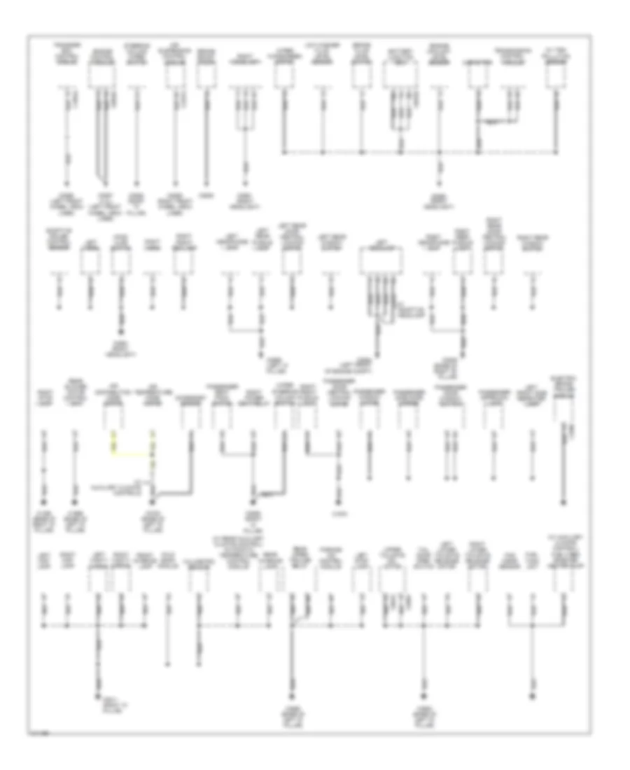 Ground Distribution Wiring Diagram 1 of 3 for Land Rover Discovery 3 2006