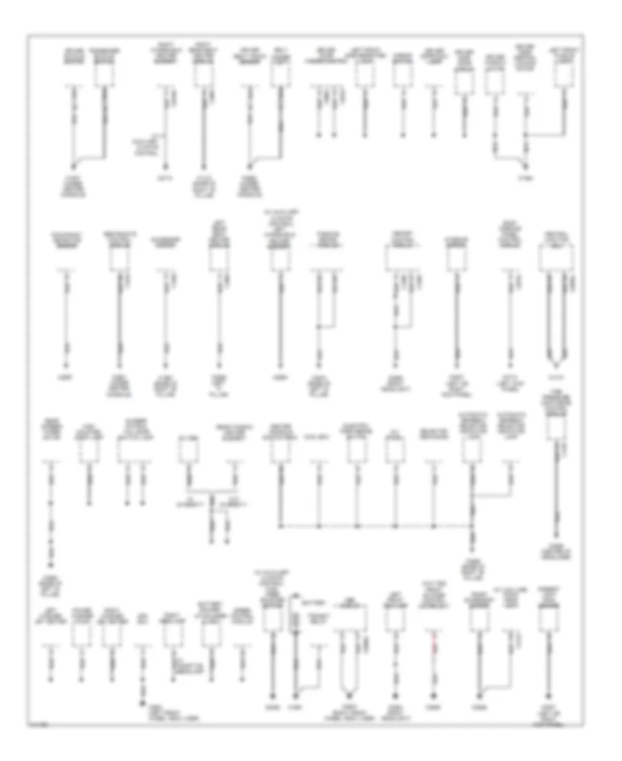 Ground Distribution Wiring Diagram (2 of 3) for Land Rover Discovery 3 2006