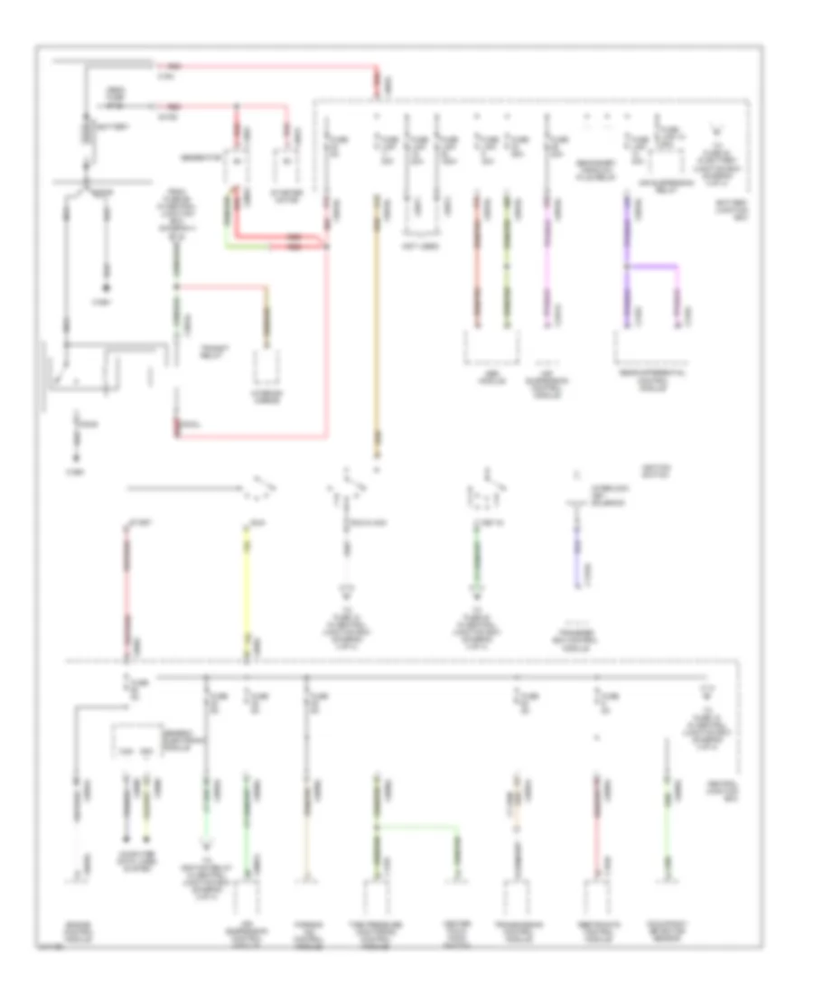Power Distribution Wiring Diagram 1 of 4 for Land Rover Discovery 3 2006