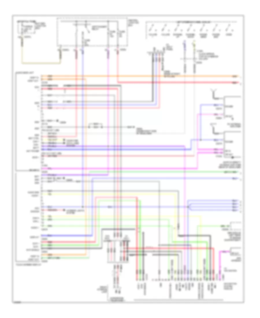 Radio Wiring Diagram High Line 1 of 3 for Land Rover Discovery 3 2006
