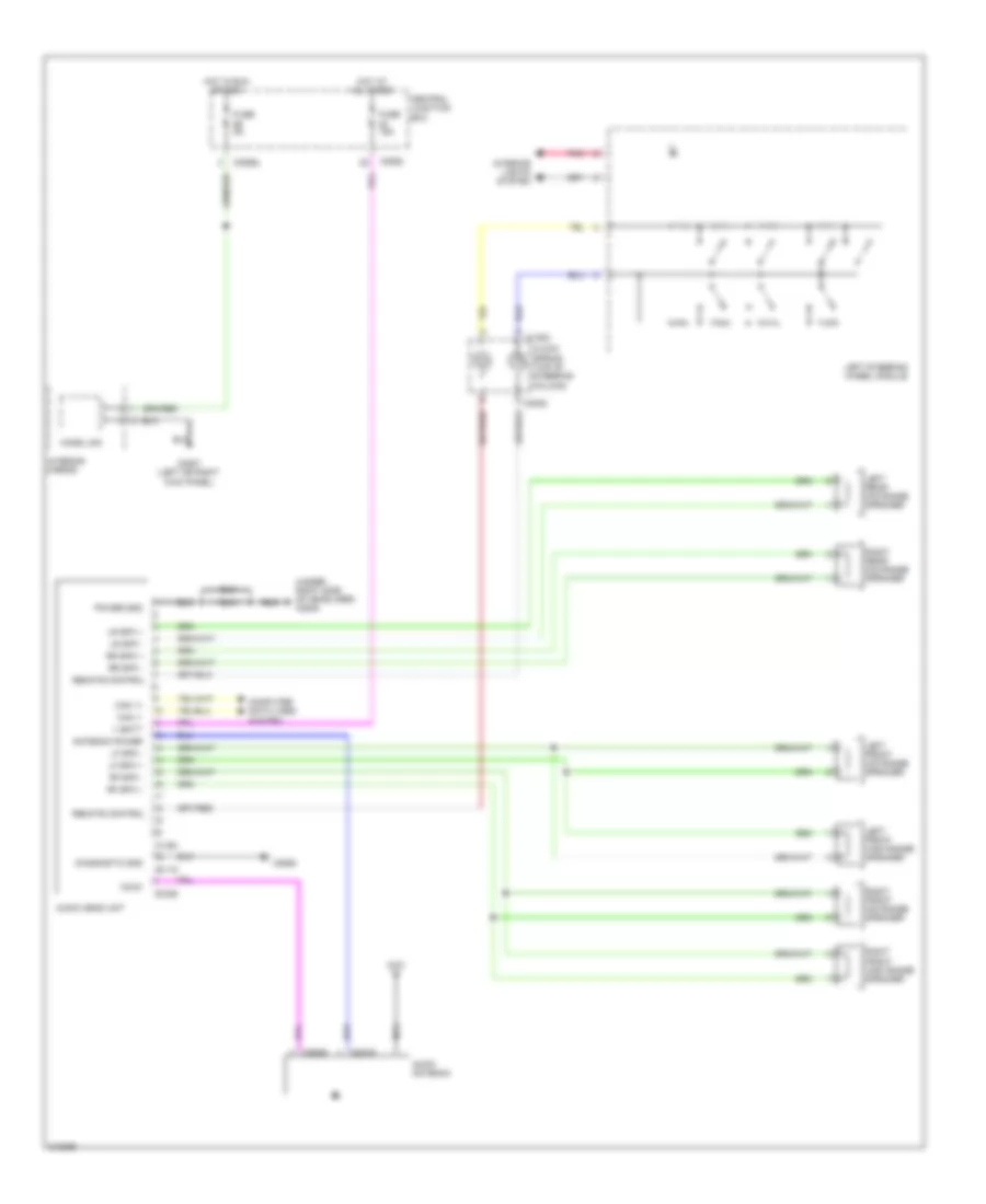 Radio Wiring Diagram, Low Line for Land Rover Discovery 3 2006