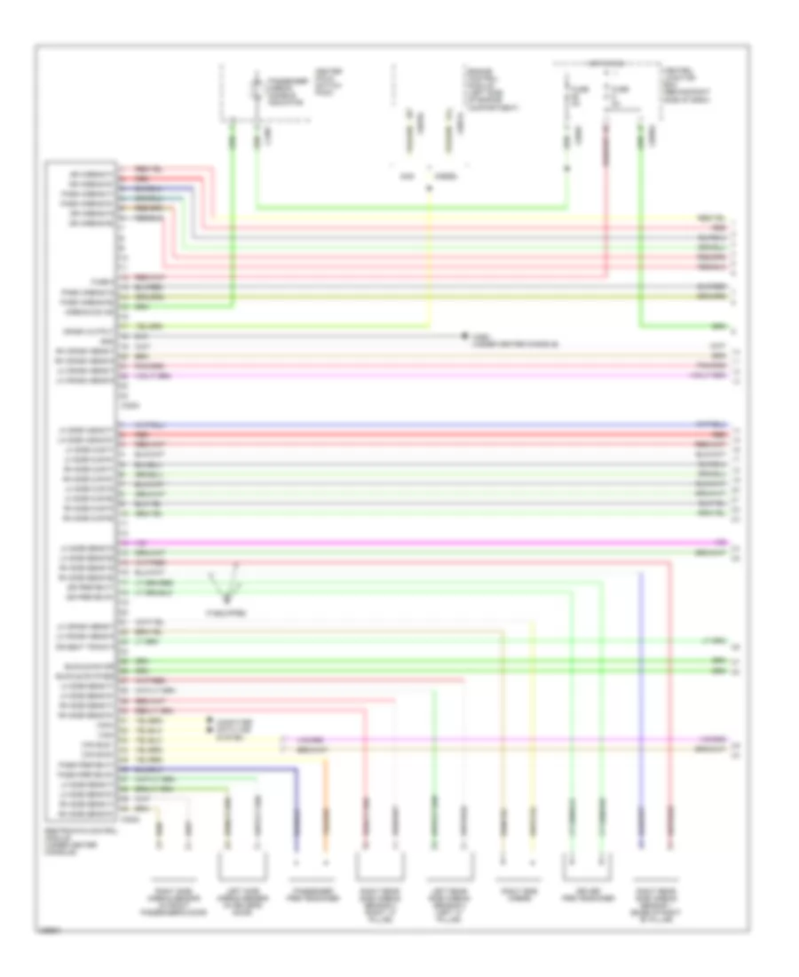 Supplemental Restraints Wiring Diagram 1 of 2 for Land Rover Discovery 3 2006