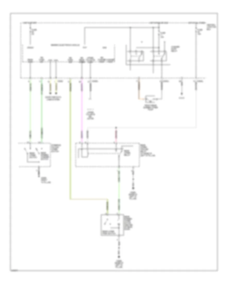 Rear WiperWasher Wiring Diagram for Land Rover Discovery 3 2006