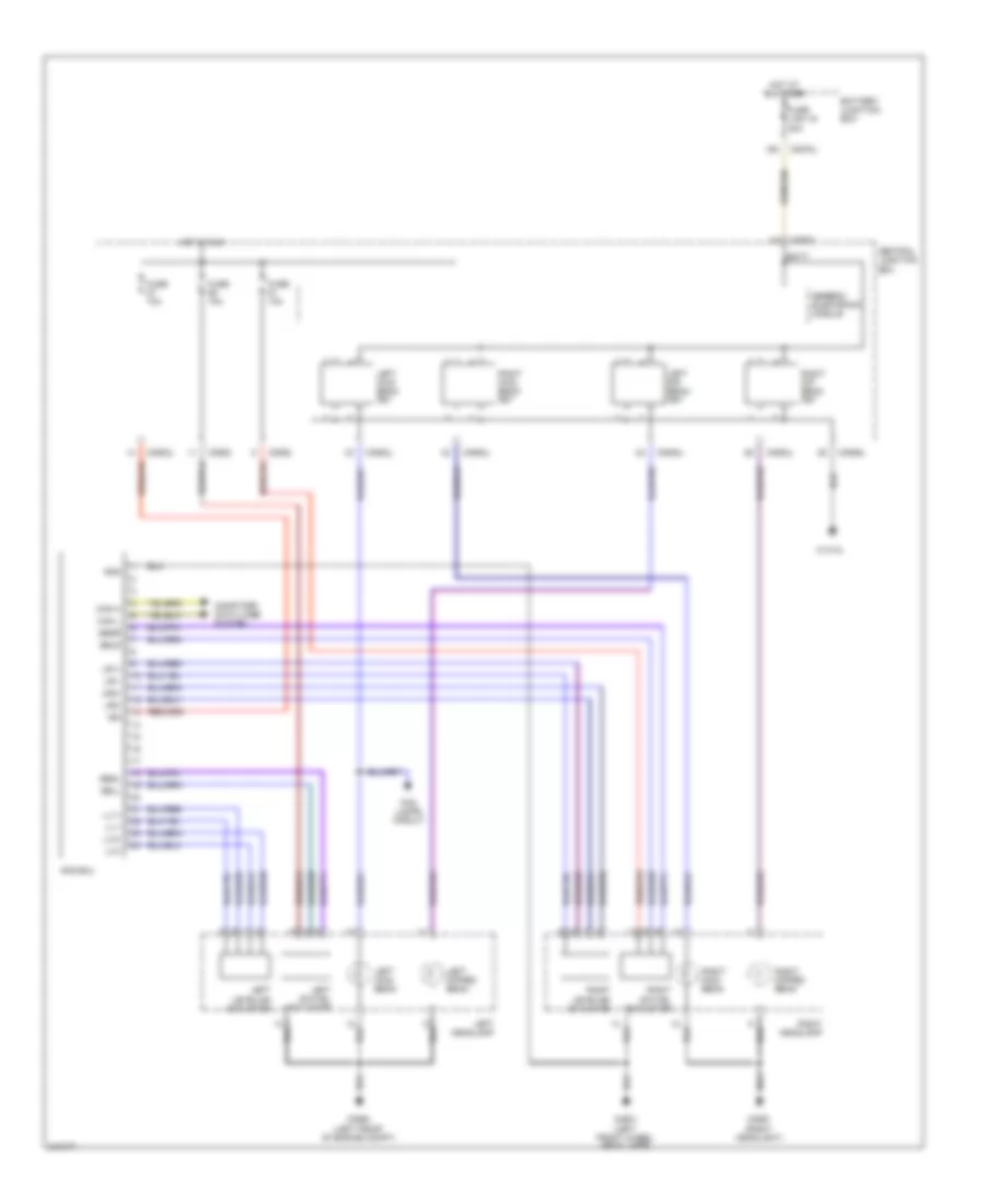 Headlamps Wiring Diagram with Adaptive Lamp Monitor 2 of 2 for Land Rover Discovery 3 HSE 2006
