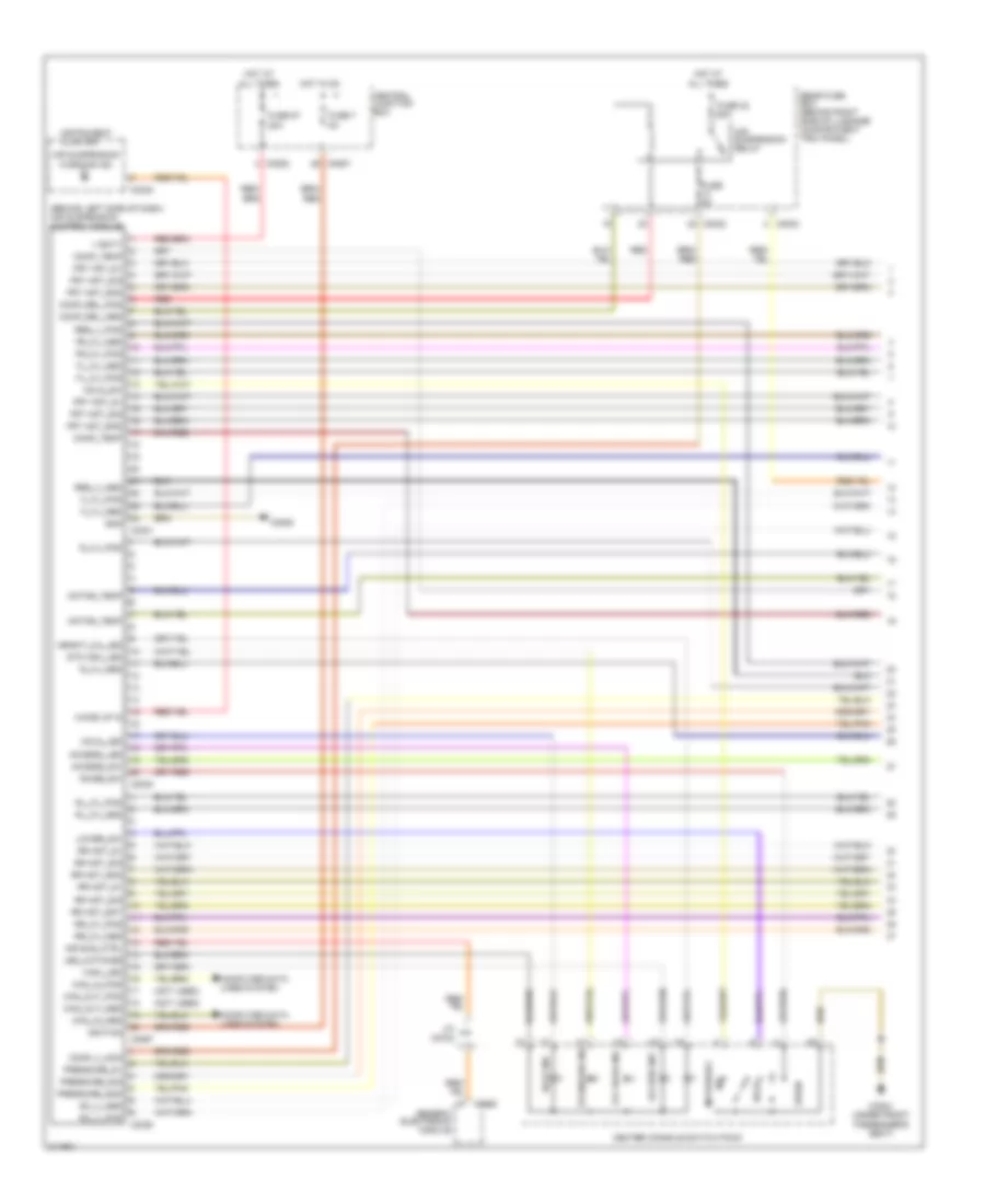 Electronic Suspension Wiring Diagram 1 of 2 for Land Rover Range Rover HSE 2006