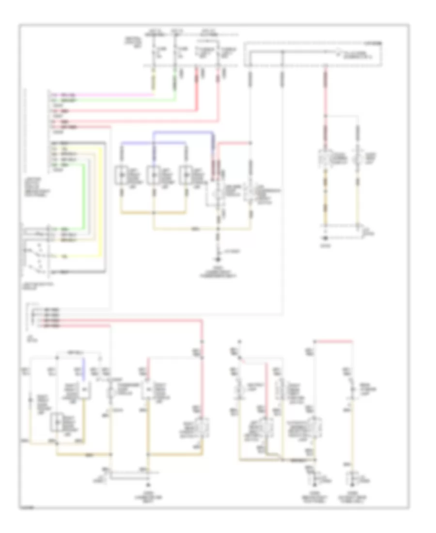 Instrument Illumination Wiring Diagram (1 of 2) for Land Rover Range Rover HSE 2006
